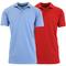 Galaxy by Harvic Tagless Dry-Fit Moisture-Wicking Men's Polo Shirt 2 Pack